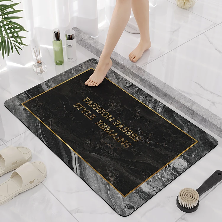 Factory Direct Sales luxury High Quality household items Absorbs water strongly non slip mat plain door mat non slip play mat