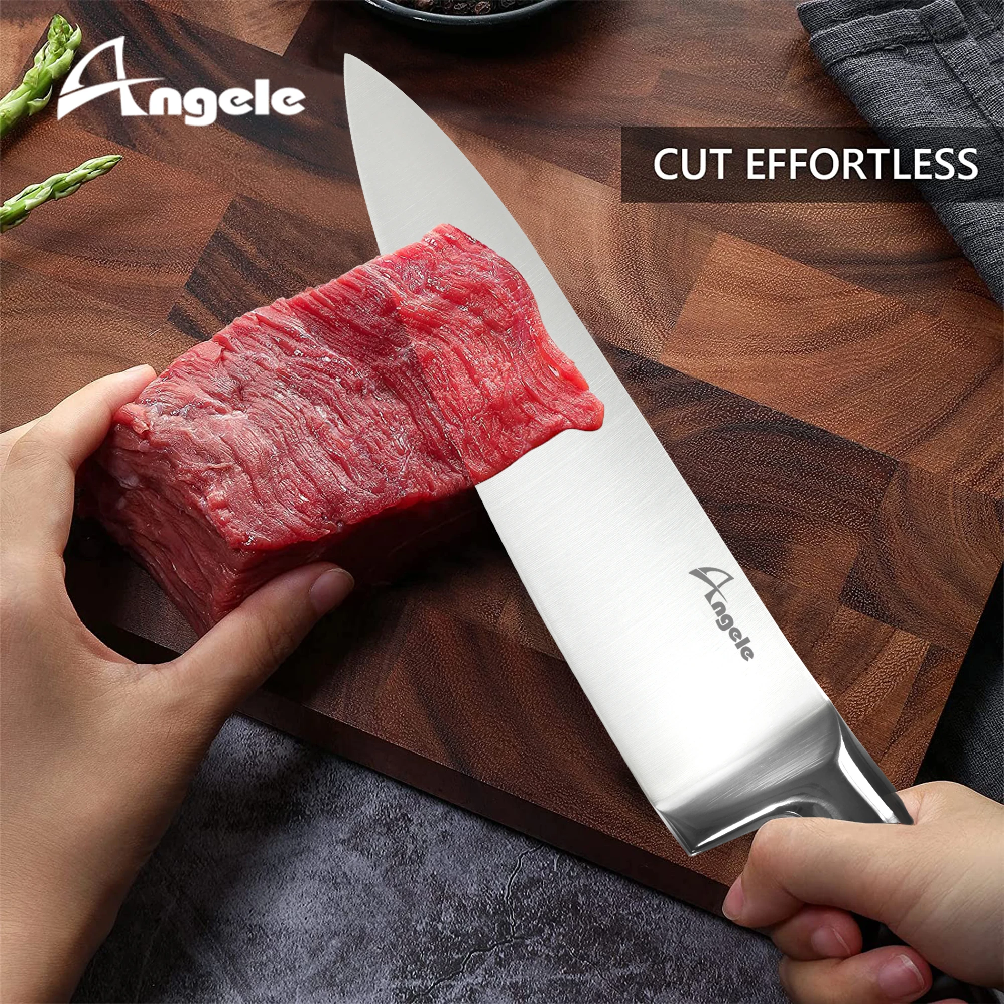 2023 Top Selling Kitchen Knife Set with Bamboo Block Luxury Knife Set