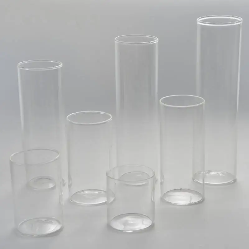 Christmas-themed Glass Round Candle Box Jar Pillar Candle Holder With Scented Floating Led Candle For Parties Rituals Supplier