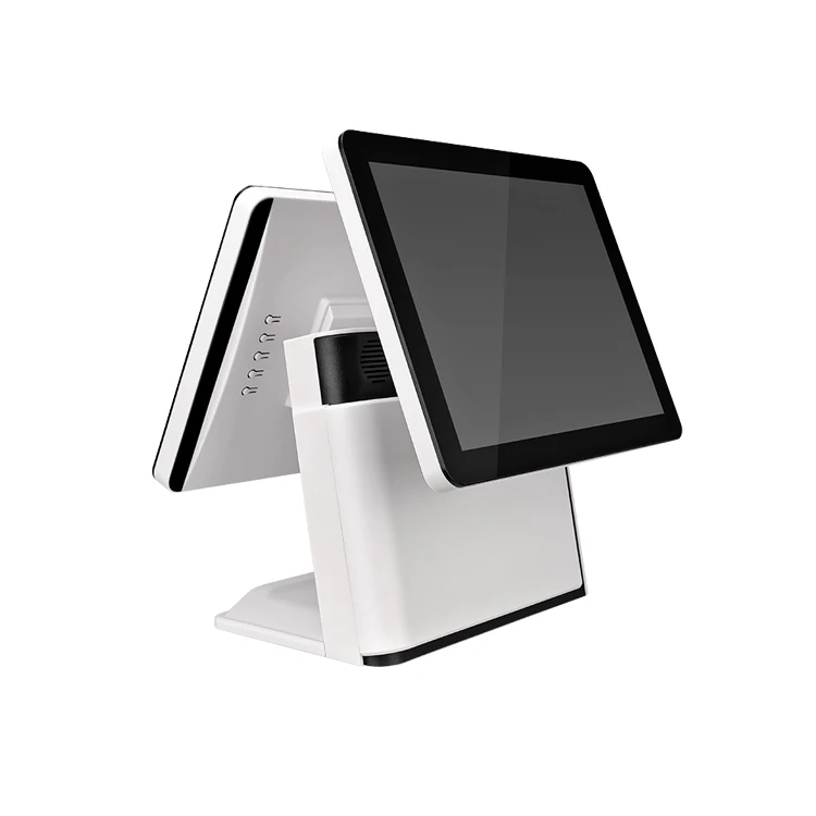 High Sale Dual Screen 15 inch POS  Capacitive Touch Screen Window POS System All In One POS PC  Machine