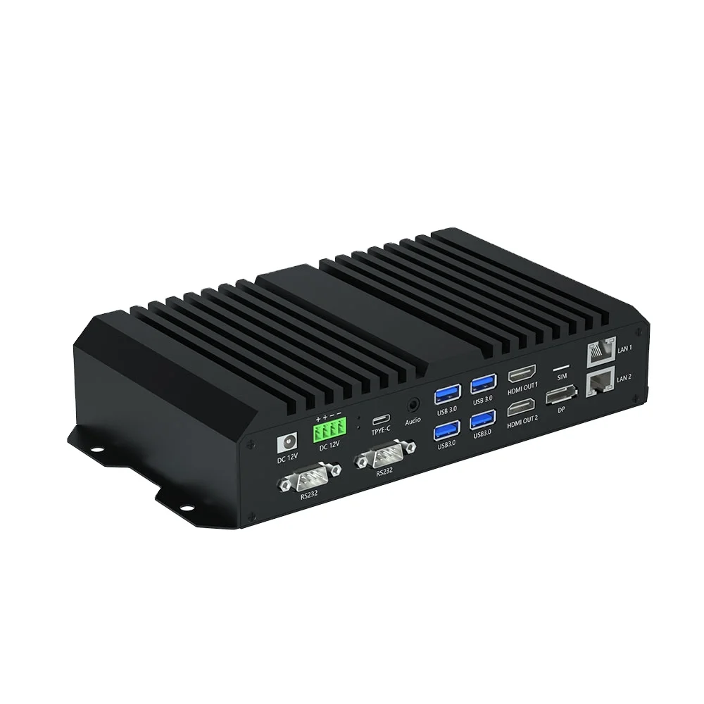 8K HD rk3588 mini pc box media player media mood player octa core AI edge computing device