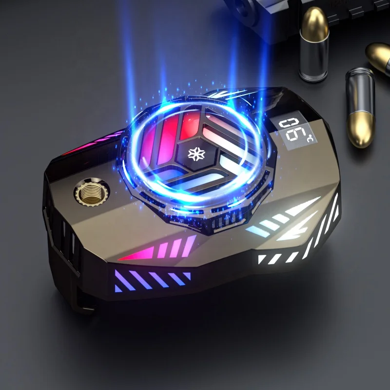 Suporte de game para celular 3 Seconds Cooling Semiconductor Heatsink Phone Radiator With Fan For Gaming Lives Watch Videos