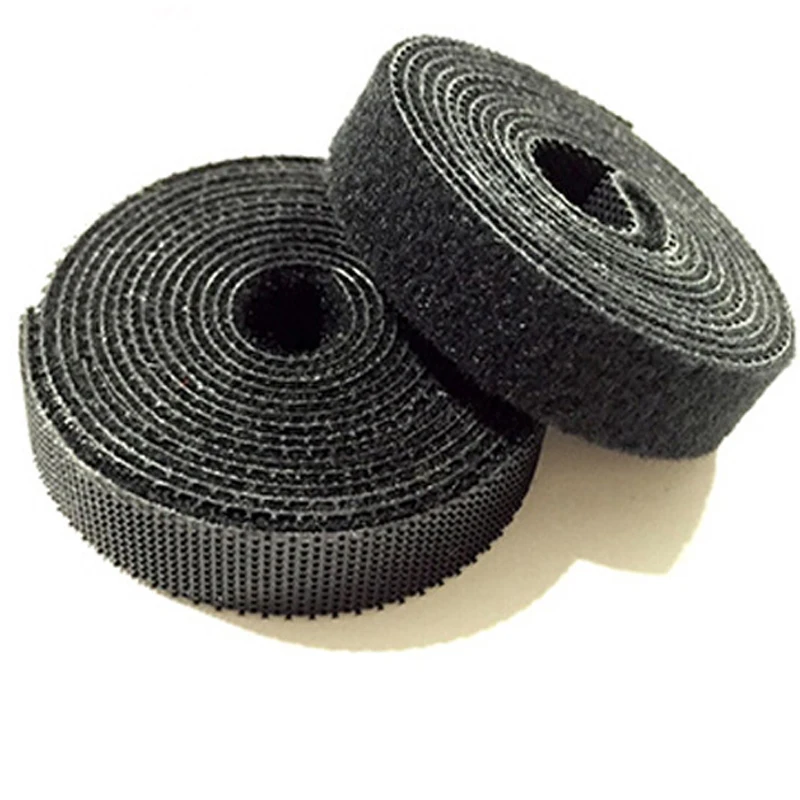 
25m Black And White Stock Magic Tape For Shoes 100%Nylon Hook And Loop 