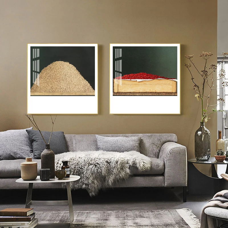 Customized Crystal porcelain Painting Art Print on Canvas Still Life for Wall Decoration