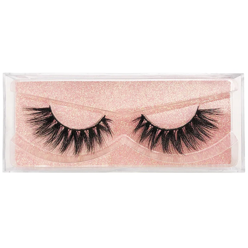 
Low Cost No Logo Rebrand Dropshipping Beauty Curling Variety Private Label 100% Vegan 3D Mink Eyelashes 