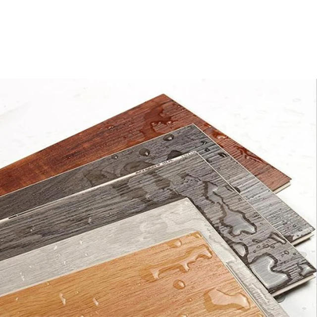 Wood Veneer Spc Flooring for Home Easy to Clean EN ISO EN 434 Factory Competitive Price 4.5mm 5mm 6mm