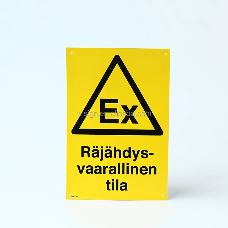 OEM Logo Printing Warning Security Customized Safety Sign For Workplace