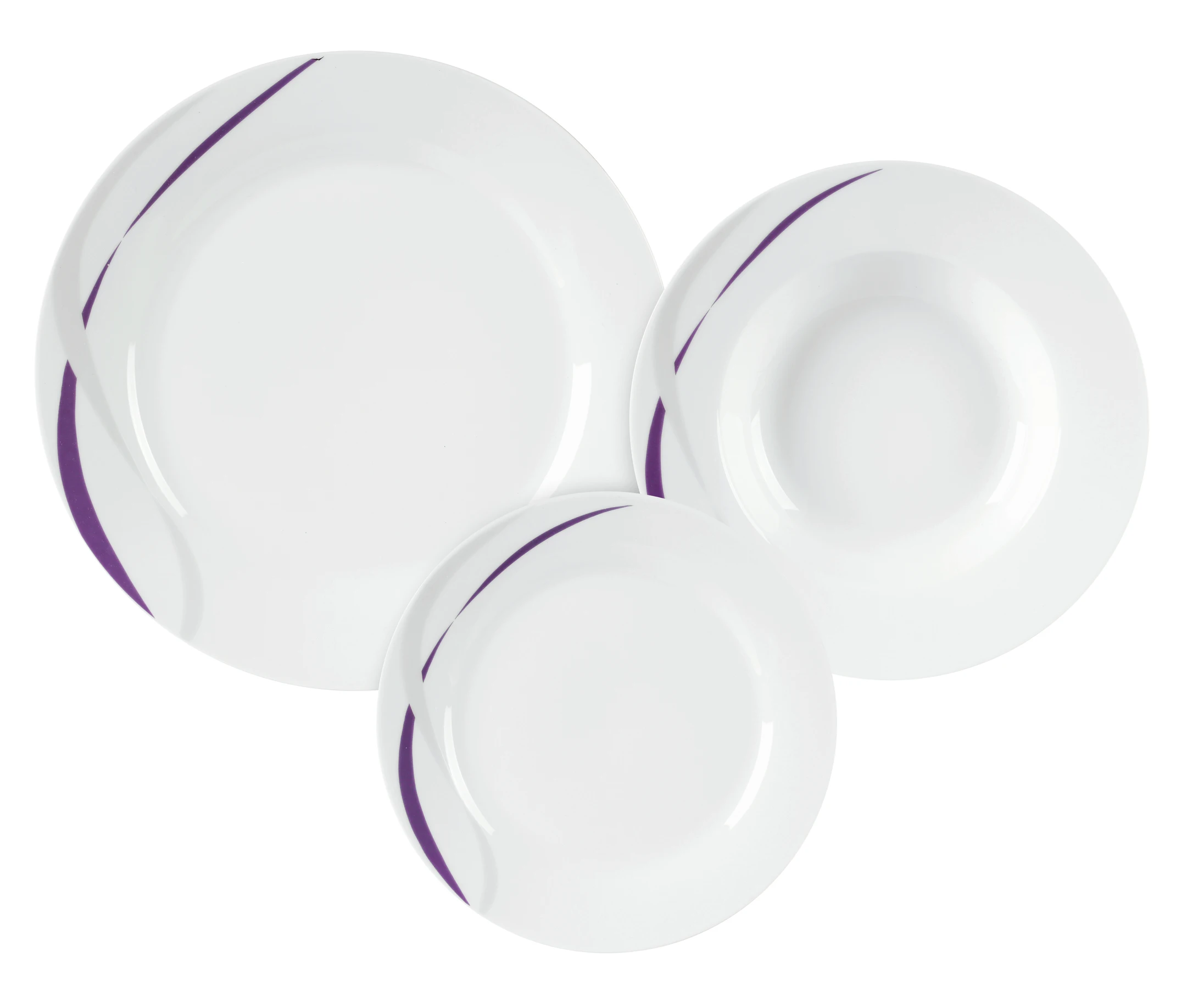 Dinner sets 20pcs porcelain dinnerware round white tableware