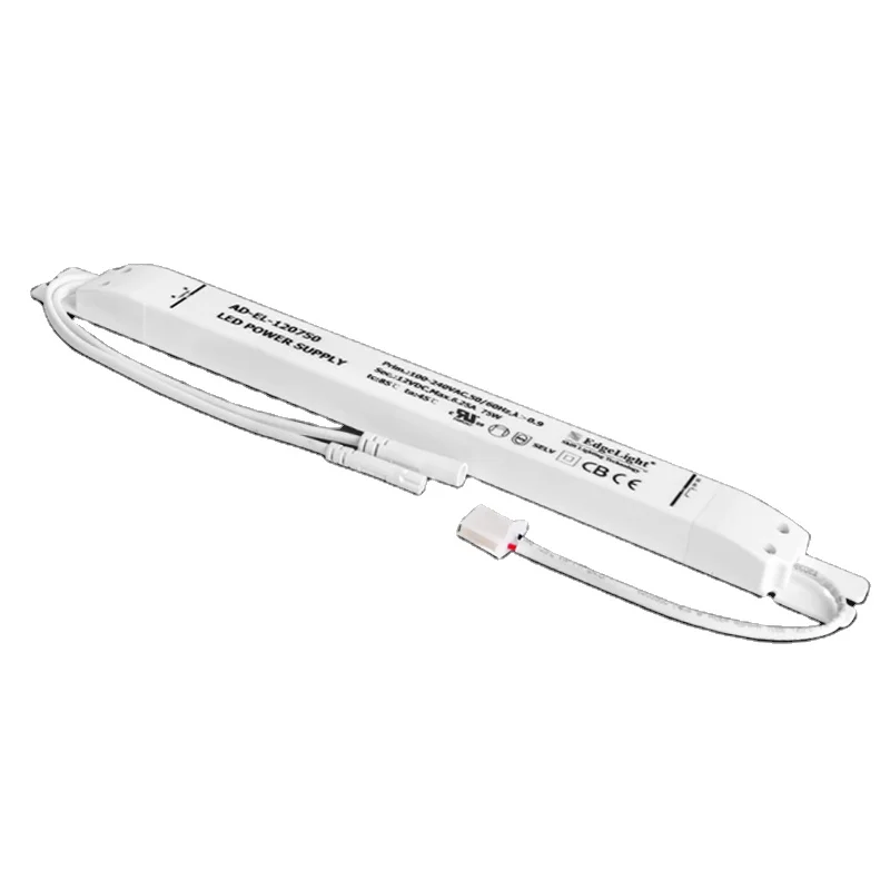 
Linear power supply 12V CE ROHS ultra thin led driver 50w 60W 75W for led signage 