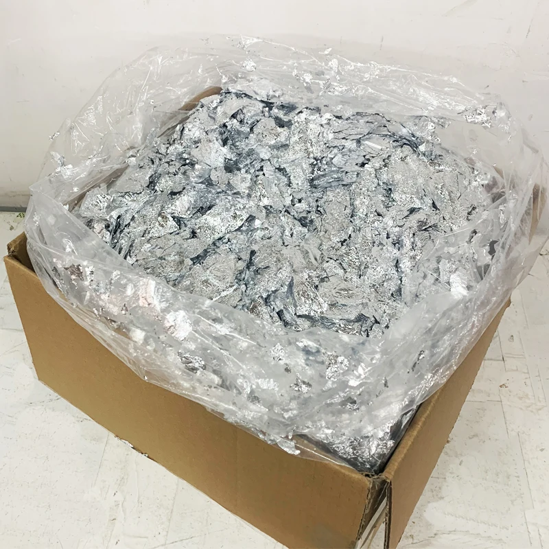 Soft Aluminum Silver Leaf Flake decorating Art Crafts Material flakes Painting 1 kg  Imitation silver leaf flakes