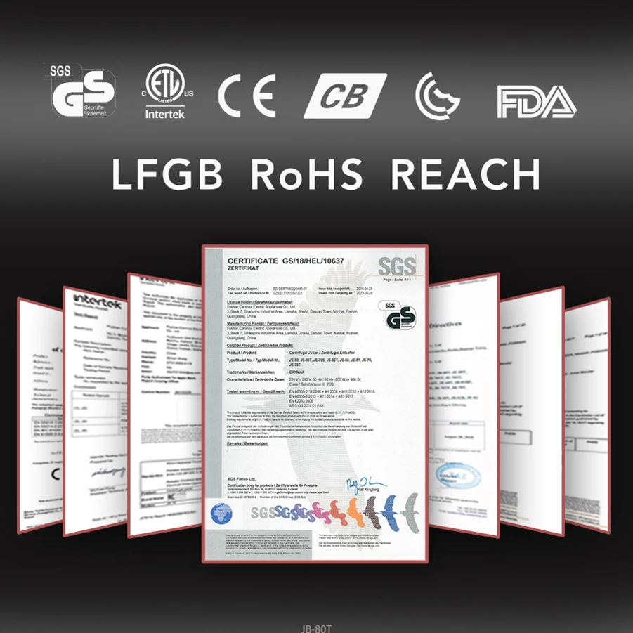 Canmax 2023 New Juicer Easy Clean 800w Juice Extractor Machine Wide Feed Tube Juicer Fruit and Vegetable Mixer Glass Demand 800