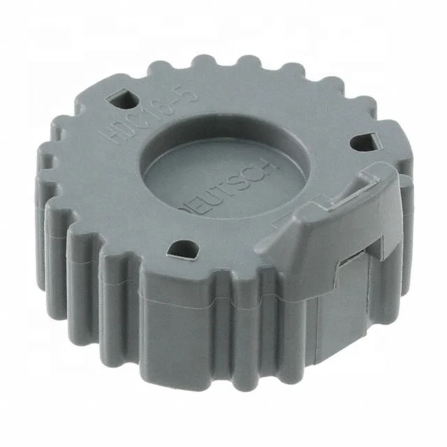 HDC16-5  Automotive Connector Covers, Gray, PA GF, Wire-to-Wire, 5 Position, Sealable