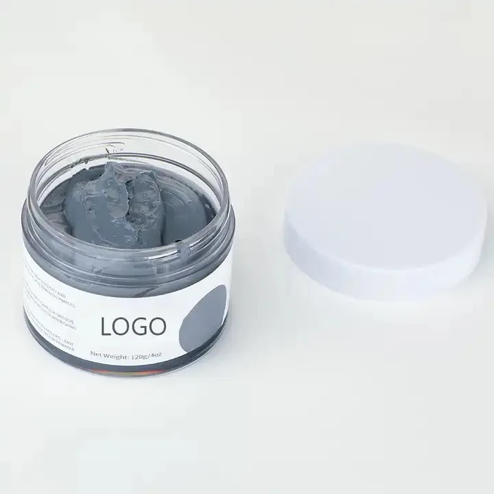 Private Label OEM ODM 100% Natural Beauty Organic Facial Clay Mask Whitening Exfoliating Activated Charcoal face mask