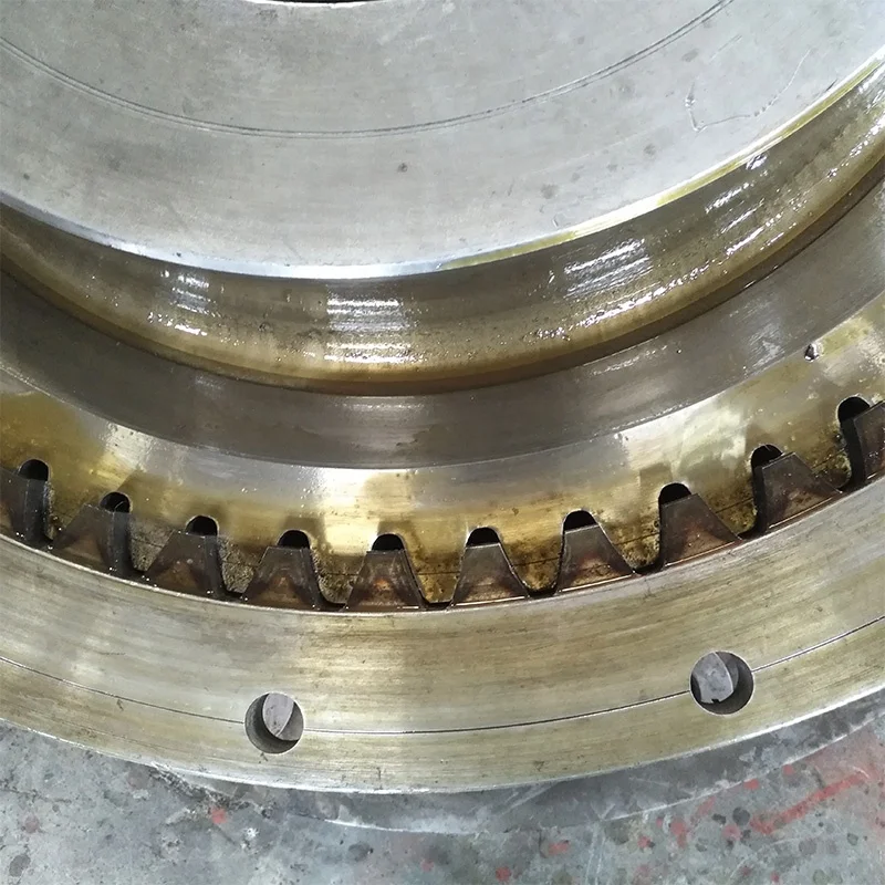 Russian large steel mill spare parts high quality 35CrMo cast and forged steel gear coupling