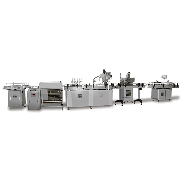 Hot sale LYGZZ-1 series 30-500ml liquid automatic filling production line automatic filling and capping machine