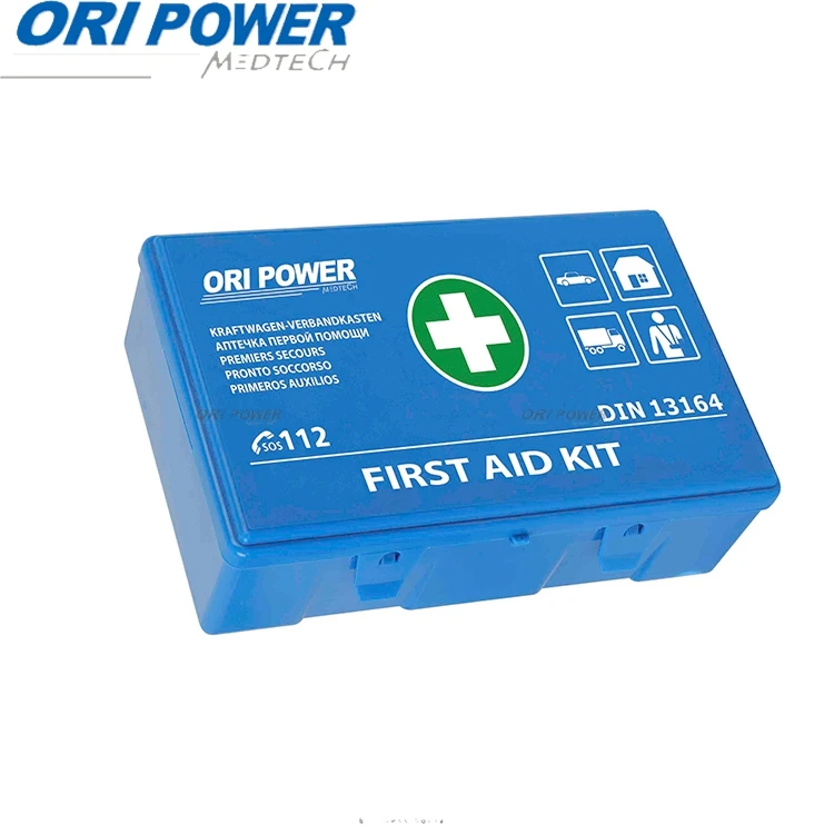 Oripower wholesale DIN 13167 approved OEM promotional first aid kit outdoor