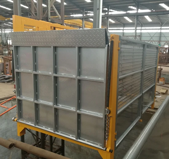  Open Top Construction Site Materials Lifting Elevator Rack Pinion Hoist transport platform elevator