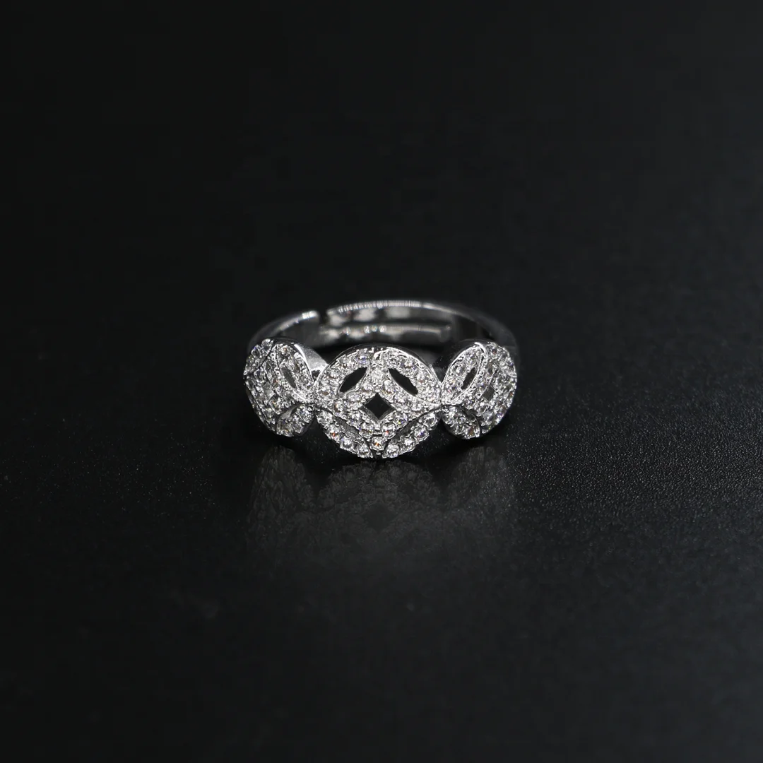 Guangzhou Fashion Jewelry Factory OEM and ODM Hot Sale Nigeria CZ Necklace Earring Bracelet Ring 4pcs Jewelry Set