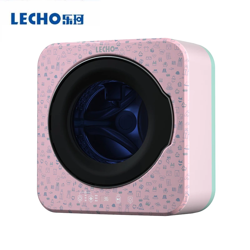 3kg Compact Smart Wall Washer Ultrasonic Turbine Washer for Baby and RV Compact Washing Machines