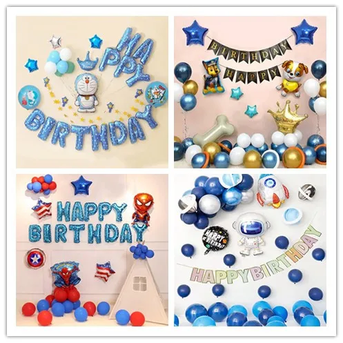 
Wholesale Hot Style Latex Foil Round Long Strip Birthday Balloons Suits For Baby Birthday Party Celebration Decoration Supplies 