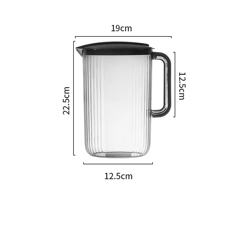 Portable Plastic Water Jug 2 L Beer party Kettle With Lid and Handle Tea Water Bottle