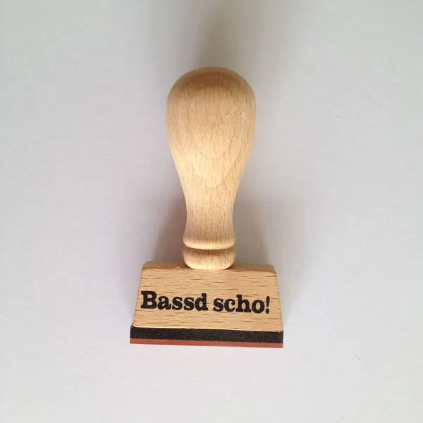 New design factory price Wooden seal stamp