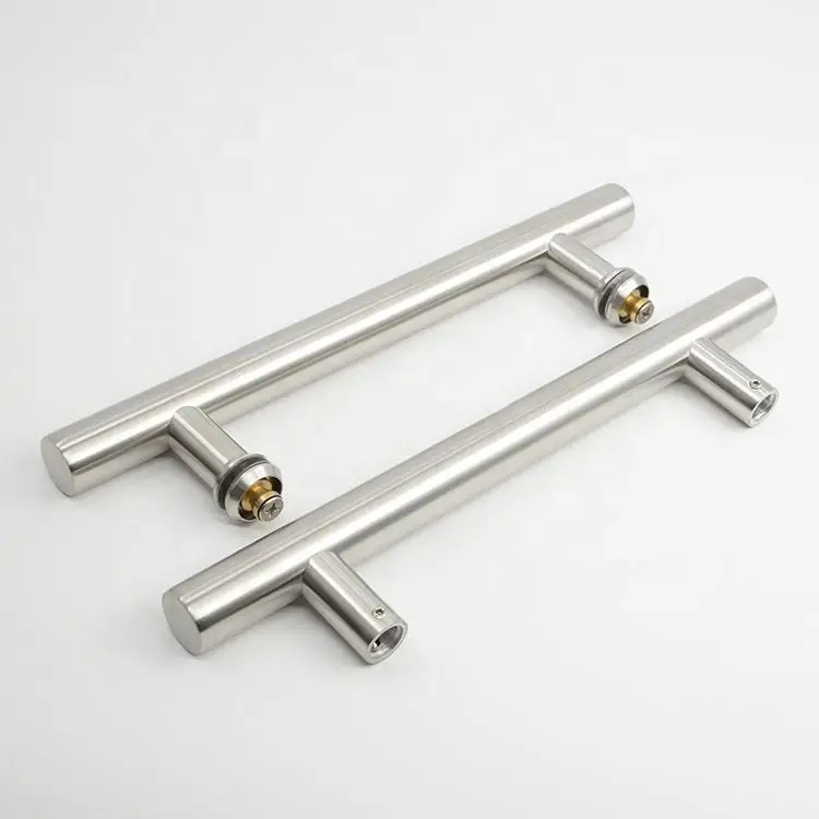 American hot sale O-type high-end room stainless steel 304 H-type sliding  shower screen glass door handle