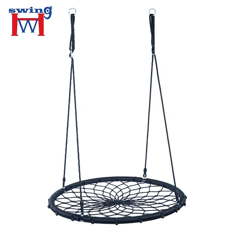 Weather-resistant Durable Steel Frame Spider Web Swing 40' for Children Indoor Outdoor Fun
