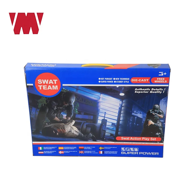 
High quality kids diecast collectables model vehicle gift toy cars 1:64 scale swat action and Engineering play sets 30pcs 