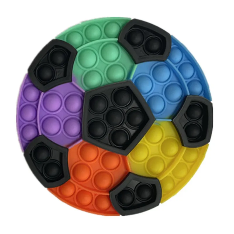The Finger silicone Bubble Pop Sensory Silicone push autism Toys print sport ball for unisex kids