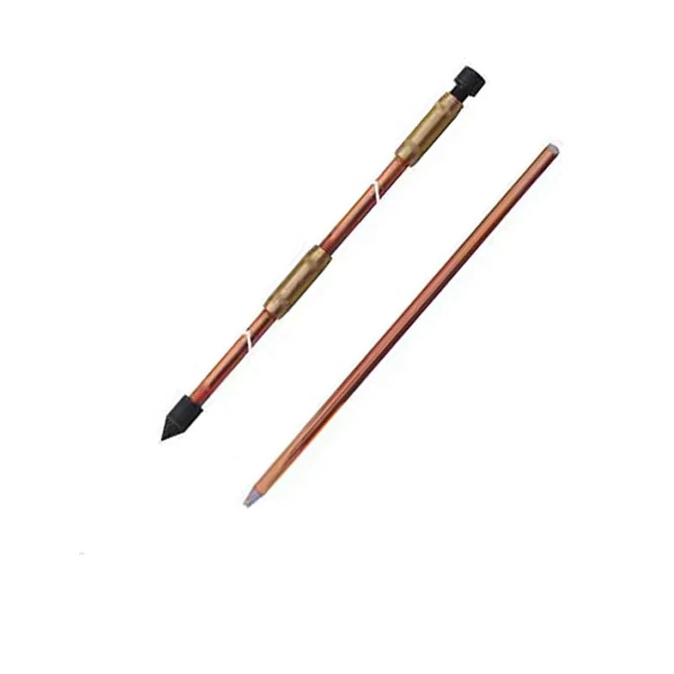 HUA DIAN 2020 UL перечисленный твердый медный заземляющий электрод медный заземляющий стержень для системы заземления 4 фута