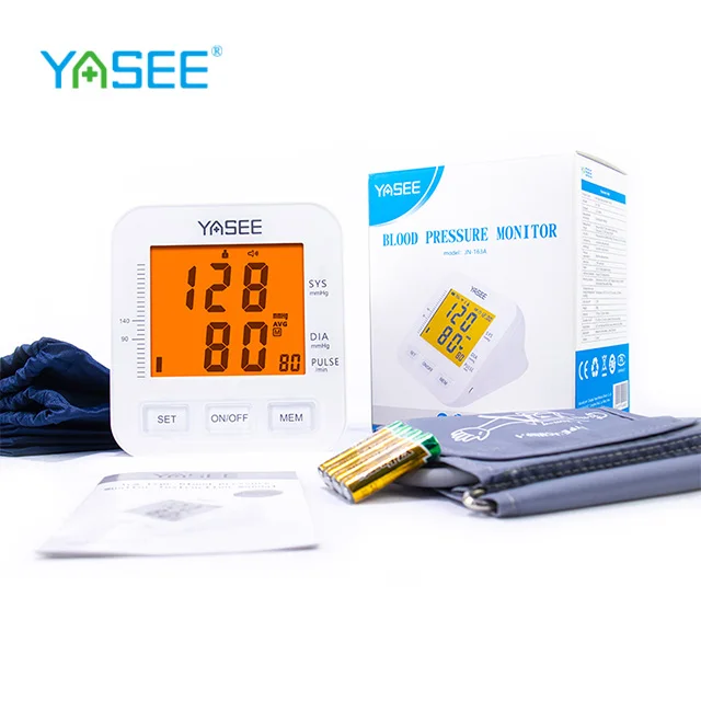 Class II LCD Digital Display Electric Blood Pressure Glucose Checking Armband Blood Pressure Monitor