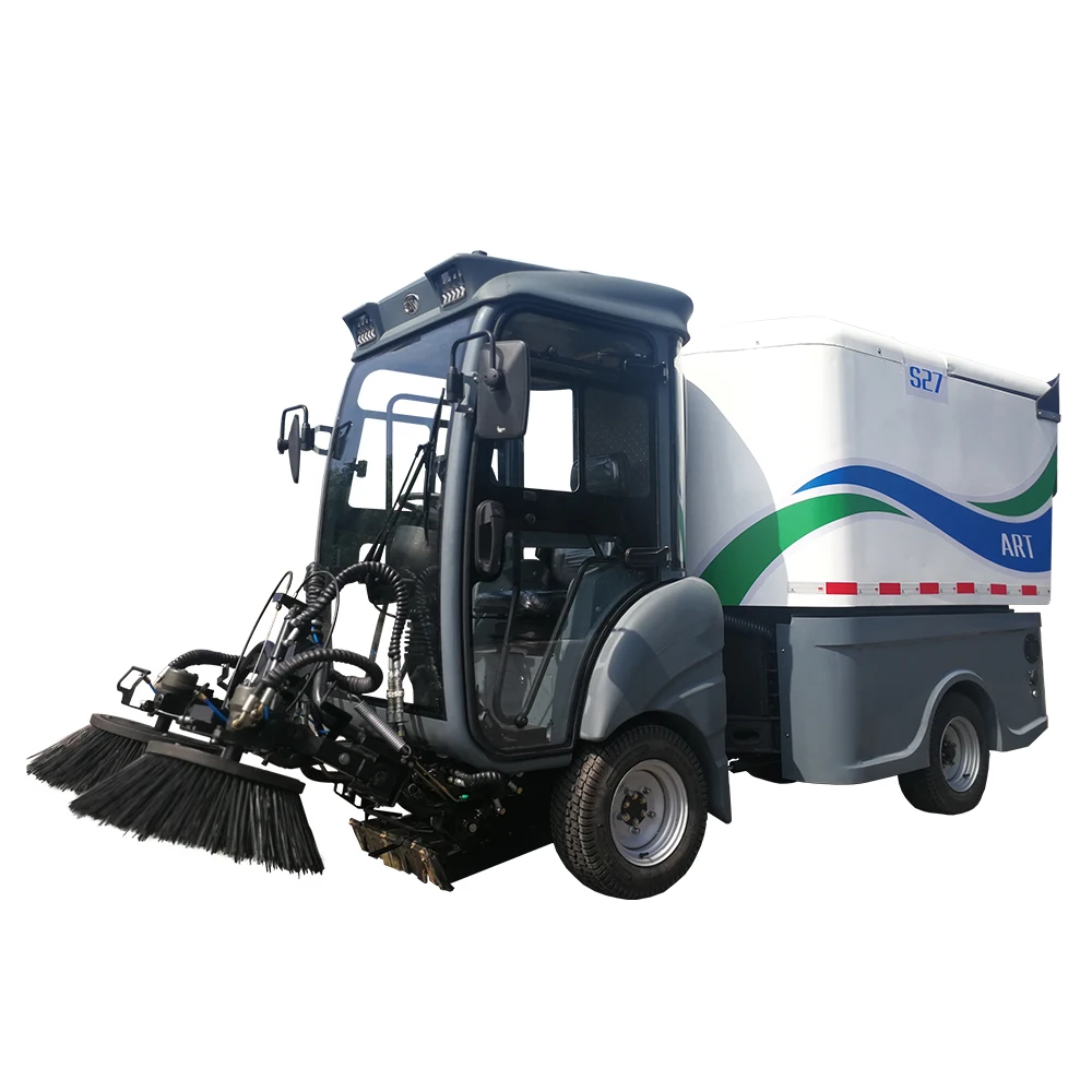 Industrial Cleaning Equipment Street Driving Floor Sweeper Ride On Sweeping Car Road Sweeper