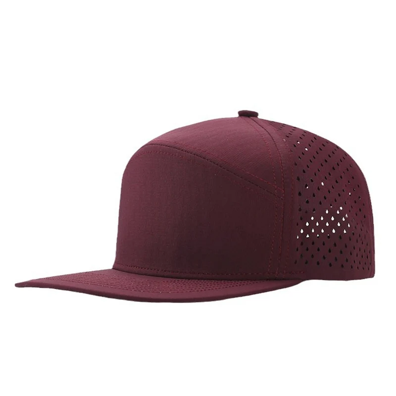 nylon 7 panel trucker hat dry quickly hat patch custom snapback cap