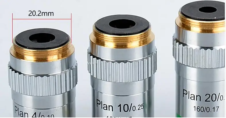 NP-OL-P    Biological Microscope Plan Objective lens Set