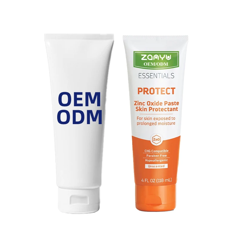Private Label Adults Diaper Rash Cream Incontinence Cream Essentials Zinc Oxide Skin Protectant Paste 118ml Paraben Free