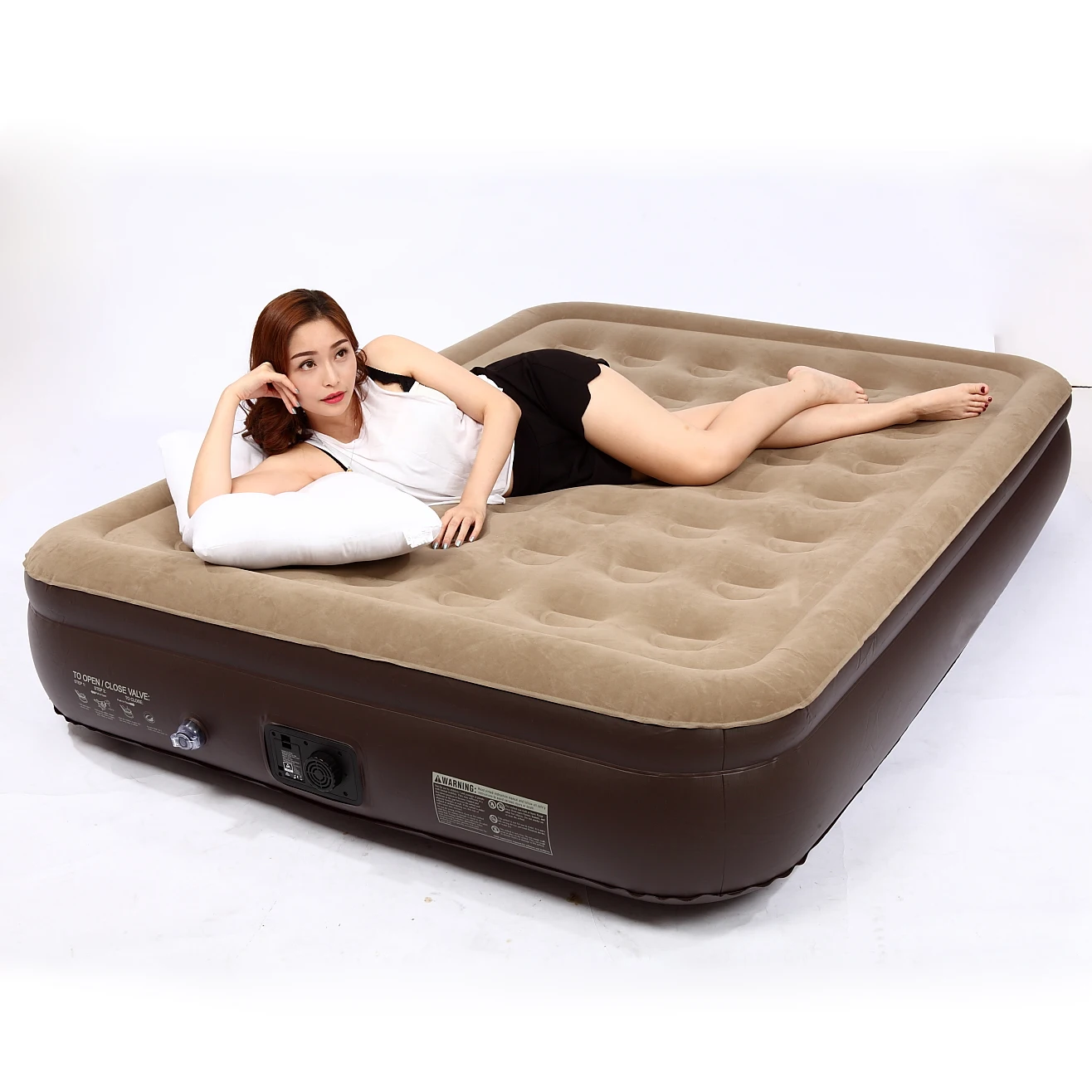 hot sale Inflatable Air Bed Mattress With Pump Camping Air Mattress