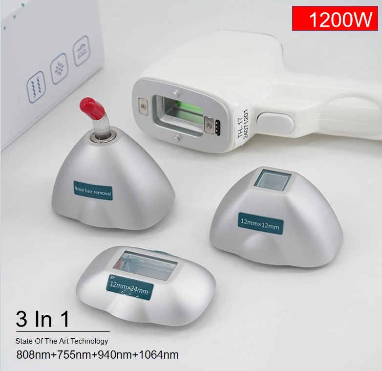 Big promotion women 600W- 1800W laser diodo hair removal triple wavelength diode laser hair removal