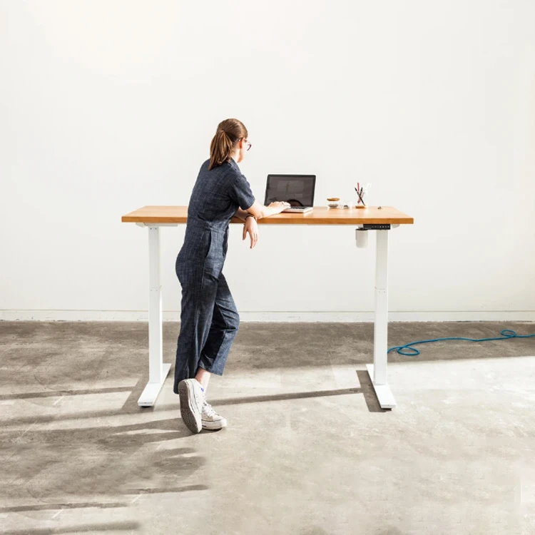 Office Computer Table Adjustable Height Riser Automatic Sit Stand Desk