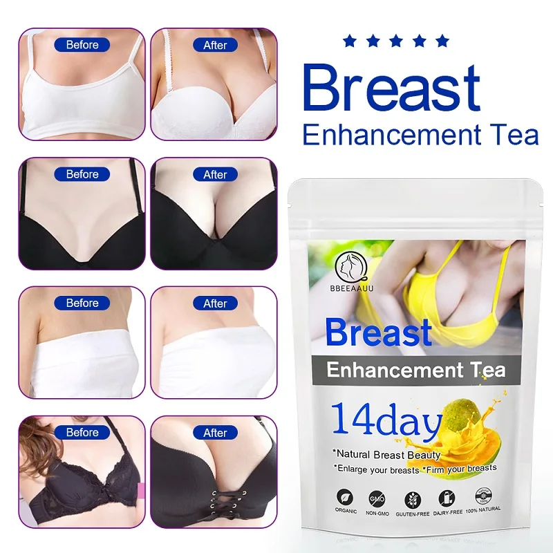 Private Label OEM/ODM 14 Day Chinese Medicine Enhances Elasticity Natural Breast Enhancement Tea