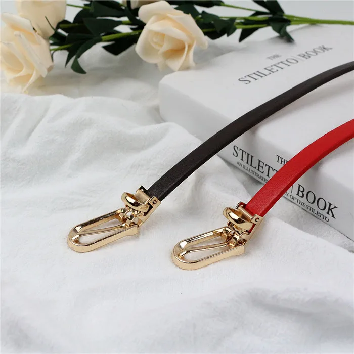 
New fashion pin buckle thin belt women simple waistband Lady candy color dress jeans strap 