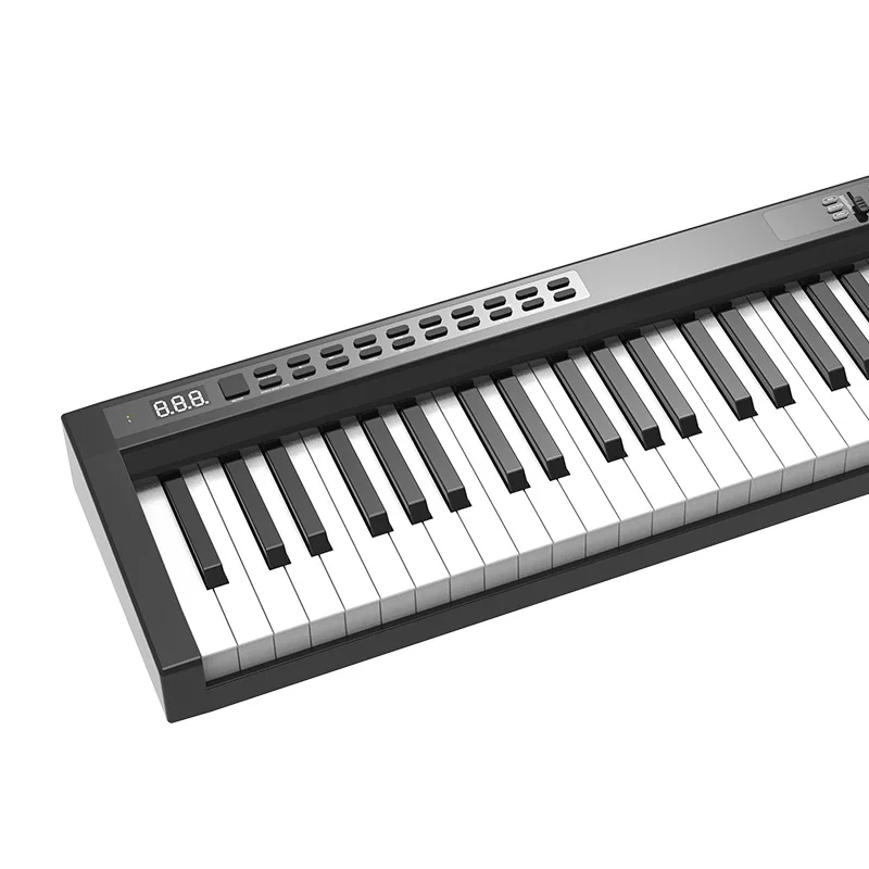 Музыкальный инструмент 88 взвешенный фортепианный USB-MIDI приложение MIDI фортепианная клавиатура контроллер синтезатор с педальным интерфейсом