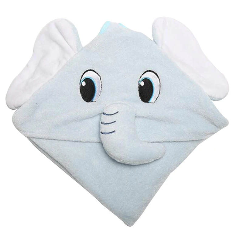 
Custom wholesale cute printing baby hooded towel cotton bear bamboo organic 