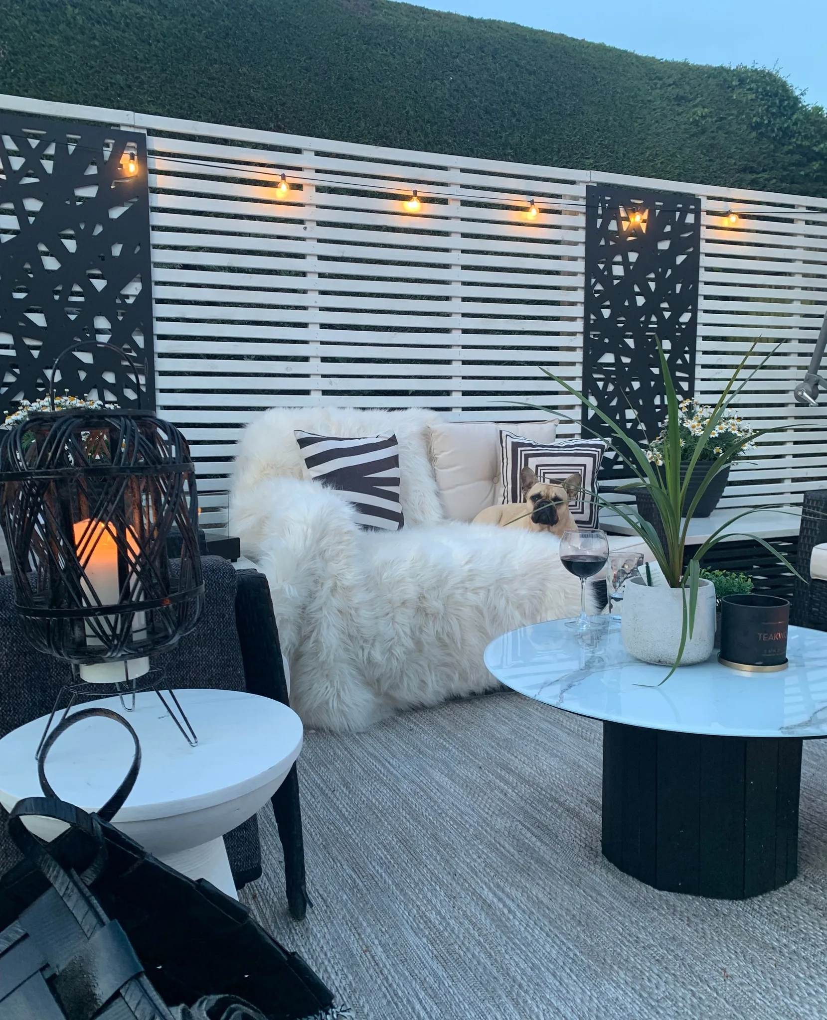 High-quality Wood Plastic Composite Garden Screens Room Divider Wpc Wall Decoration