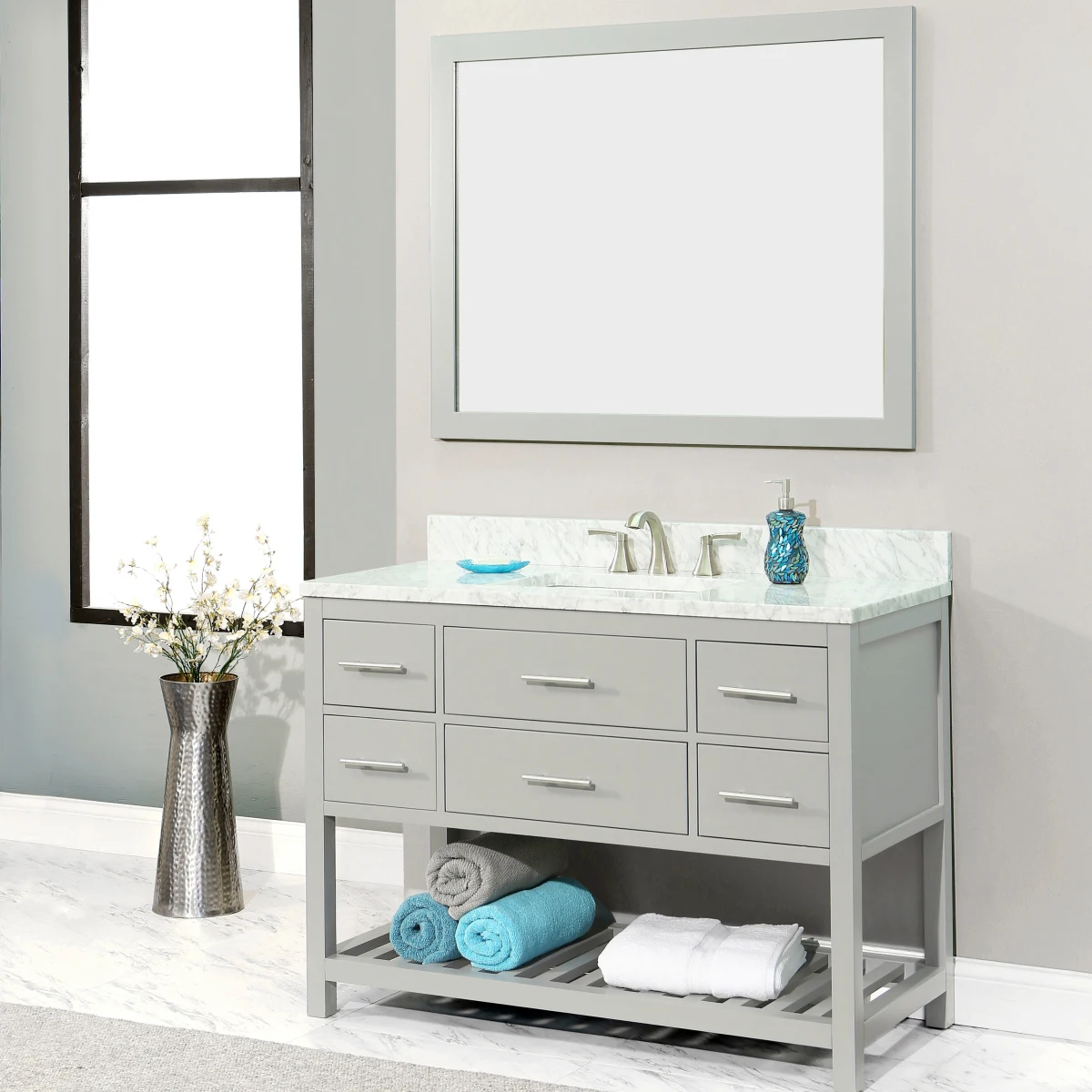 Hot Sale Best Quality Bathroom Double Sink Bathroom Cabinet
