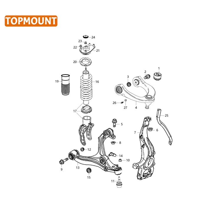 5168158AA 5168158AB 5168159AA 5168159AB 68022600AD 68022601AD 68022614AA Control Arm Bushing for Dodge Jeep