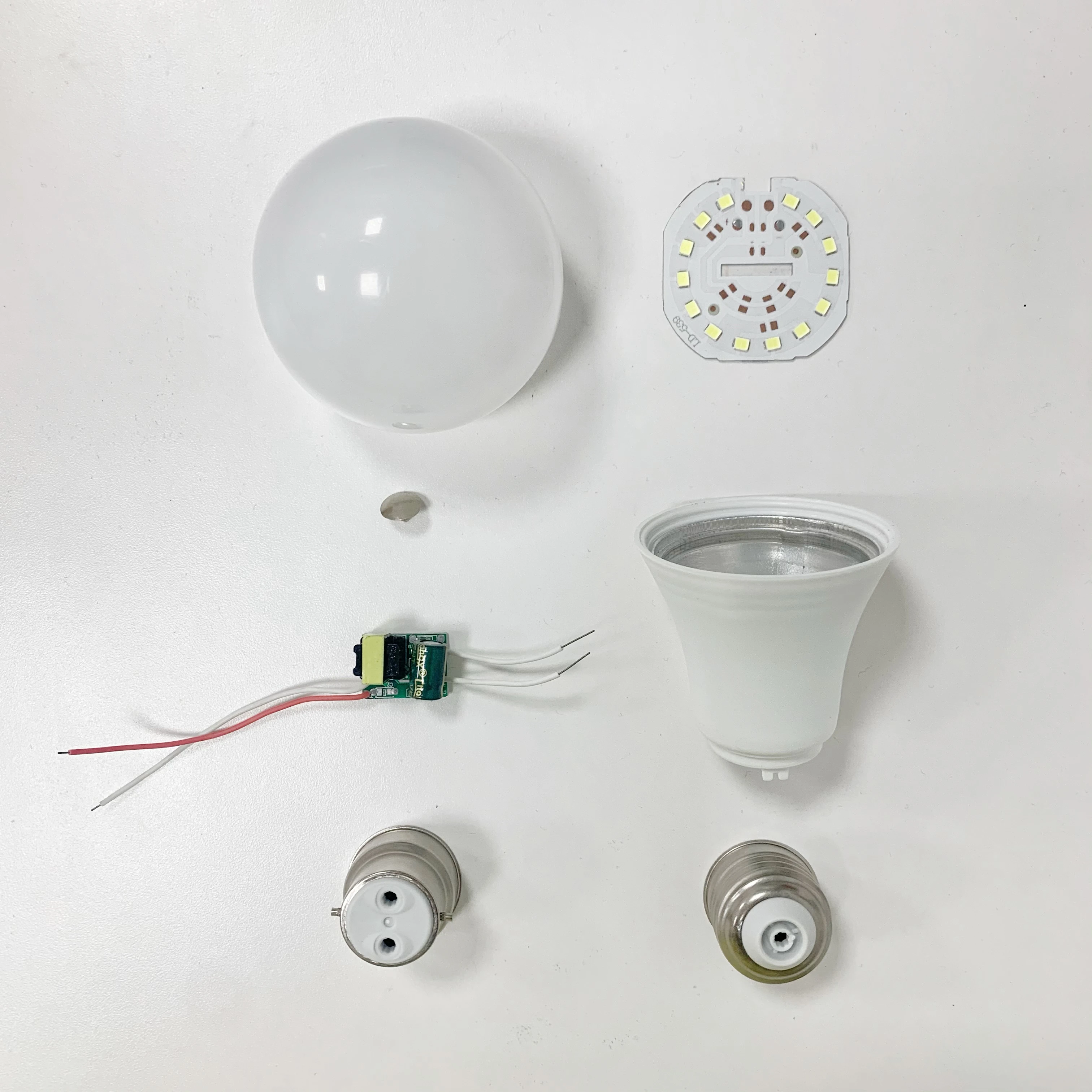 Factory Low Price 3W 5W 7W 9W 12W 15W 18W 20W 25W LED Bulb Parts SKD 2835 Chip Driver