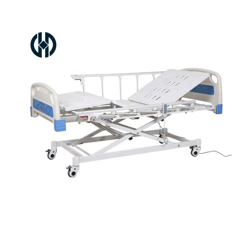Hospital Icu Medical Manual Integral Lift Nursing Bed Intensive Care Unit Hand-cranked Three-function Hospital Bed