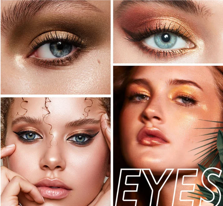 Makeup Wholesale 15 Colors Long Lasting Vegan Makeup Matte Shimmer High pigment New Arrival Customizable Eyeshadow Palette