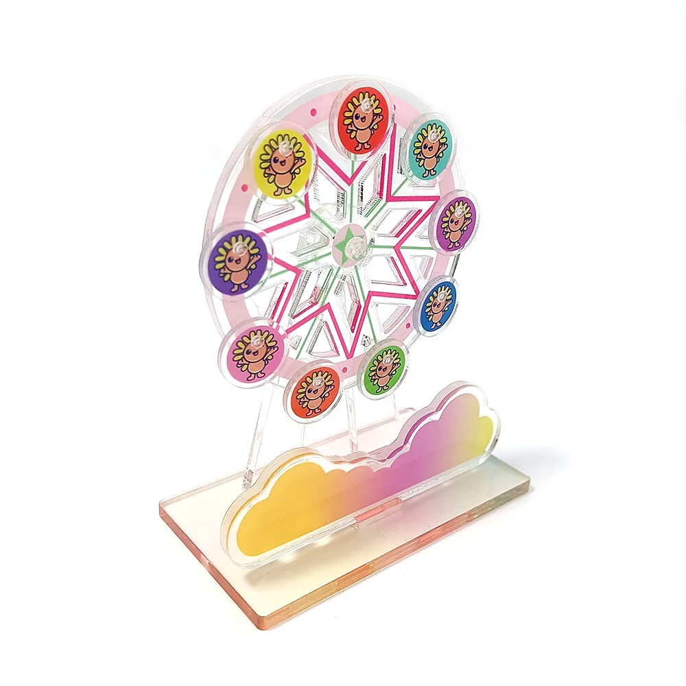 Индивидуальные акриловые продукты, Персонализированные Акриловые напечатанные акриловые колеса обозрения